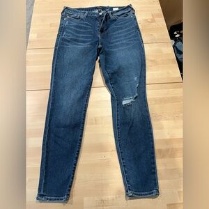 TRUE RELIGION JENNI Curvy High Rise Super Skinny Jeans size 34. HTF